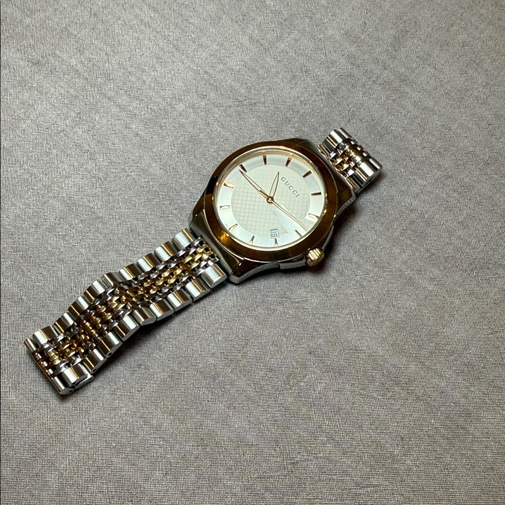 Gucci Two-Tone Gold and Silver Watch